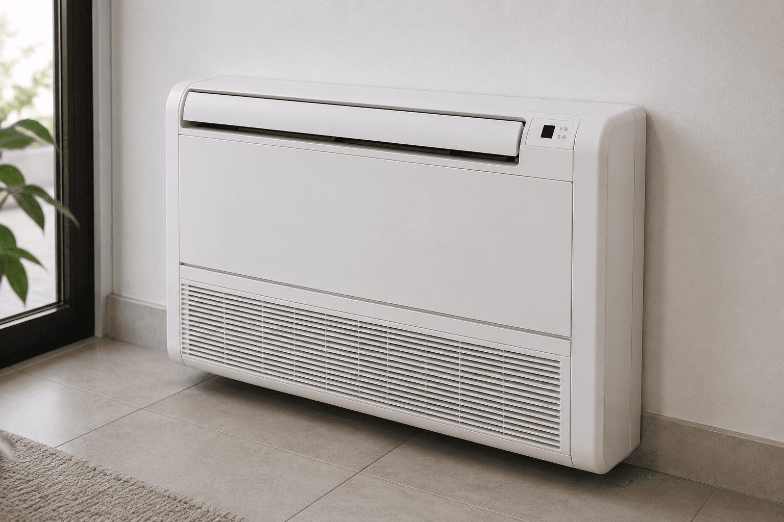 Climatisation console installée en partie basse